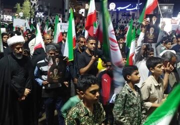 برگزاری تجمع مردمی در میناب