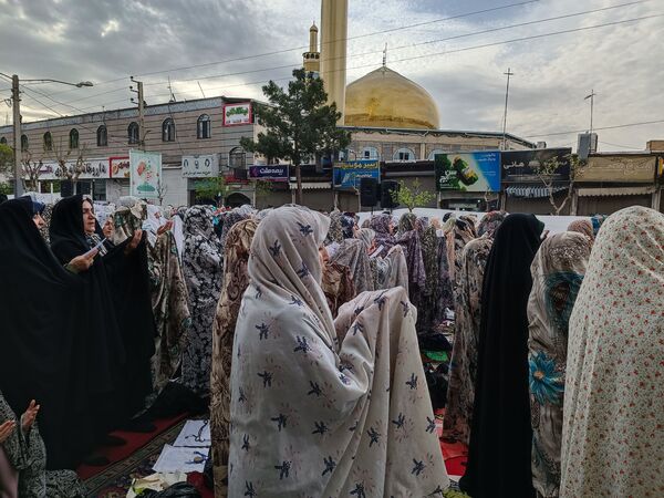 نماز عید فطر در مصلی شهرستان قدس