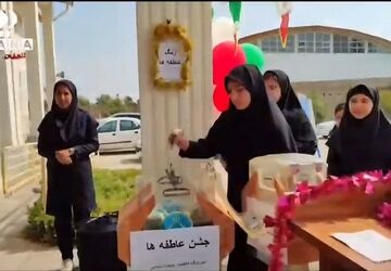 جشن عاطفه ها در مدرسه وحدت اسلامی گمیشان برگزار شد