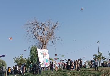 جشن بزرگ بادبادک ها در شهر ایلام برگزار شد