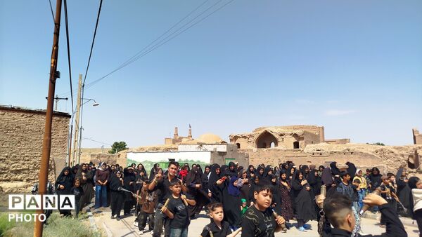 مراسم عزاداری در روز عاشورا همراه با حضور پر شور مردم روستای شوریاب