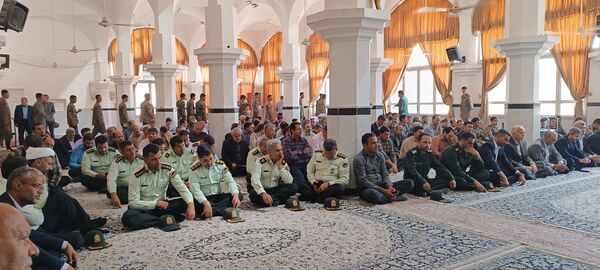 مراسم یادواره شهدای خدمت به‌مناسبت هفته دولت در شهرستان خلیل آباد 