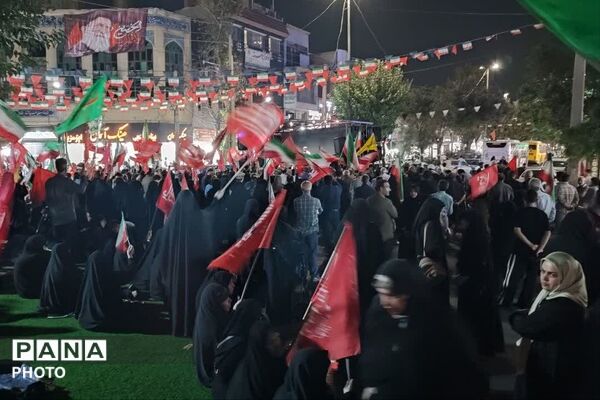 حضور پرشور مردم ولایت مدار فردیس در صد و شصت و چهارمین شب