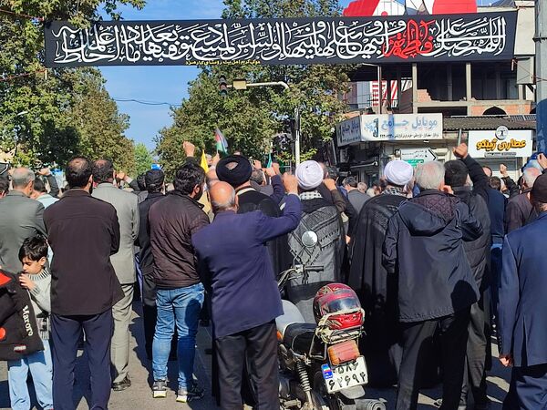 راهپیمایی محکومیت جنایات اسرائیل در قائمشهر
