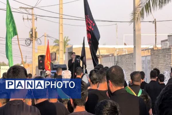 تشییع نمادین پیکر امام حسین(ع) در گمبوعه بزرگ