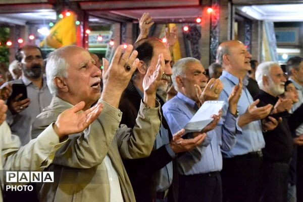 نود شب استقامت و پایداری مردم رجایی شهر کرج