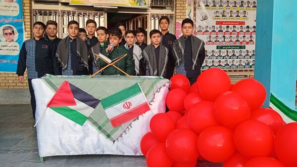 برپایی جشن طنین مقاومت در مدارس شهرستان قدس