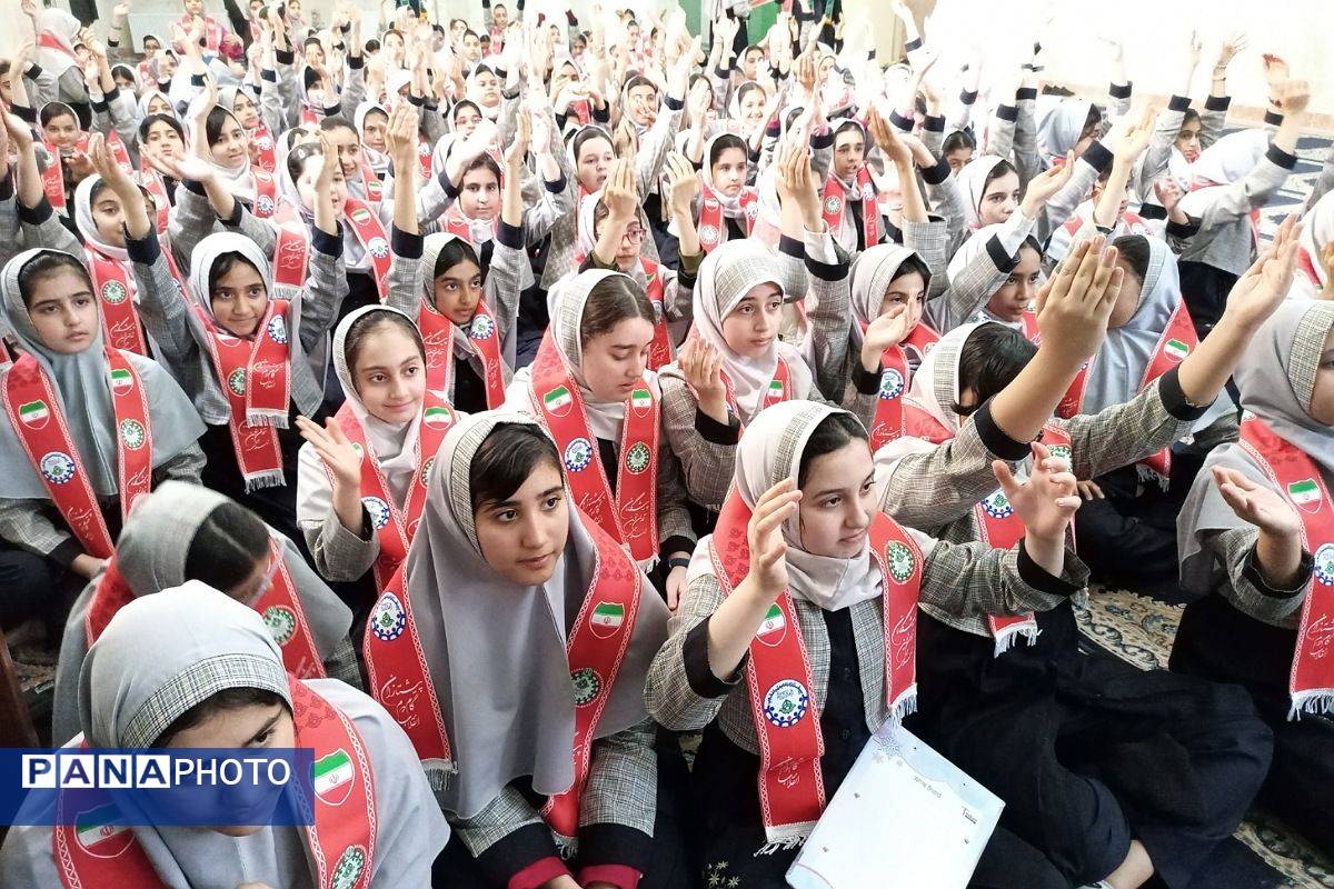 جشن نیمه شعبان در دبستان شهید آقچه‌‍‌لو رباط‌کریم