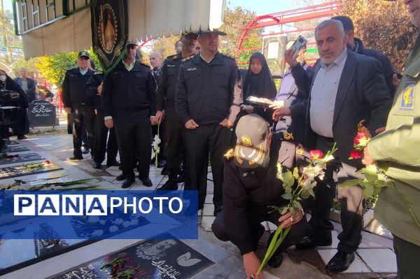 سومین سالگرد شهید علی‌اکبر رنجبر در گلزار شهدای شیراز