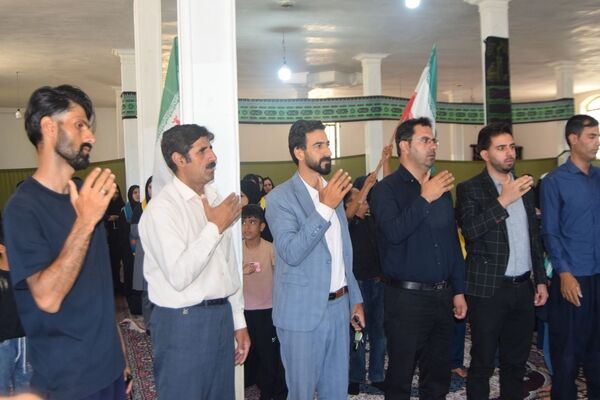 منطقه بیرانوند غرق در سوگ؛ مراسم باشکوه وداع با رهبر شهید
