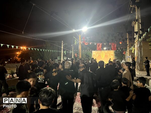 مراسم شور حسینی در ساوجبلاغ شهرک ینگی امام