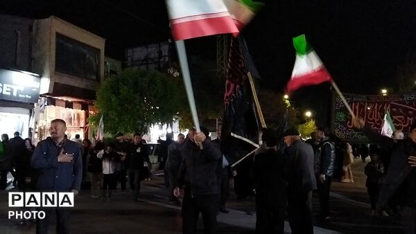 هیئت روستای زروند در چهل و ششمین شب از اجتماعات مردمی نیشابور 