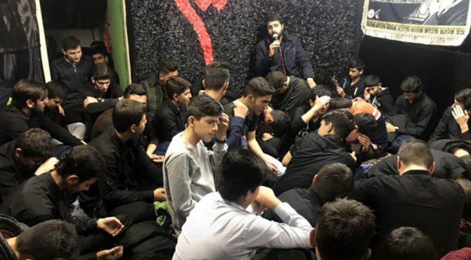 تجمع هیات‌های دانش‌آموزی به مناسبت ایام فاطمیه در شیراز