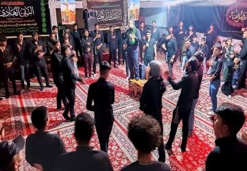 عزاداری حضرت اباعبدالله الحسین(ع) در شب هفتم محرم در شهر بار
