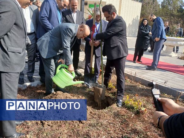 کاشت نهال یادمان صحن دانش تا کرسی قانون‌گذاری 