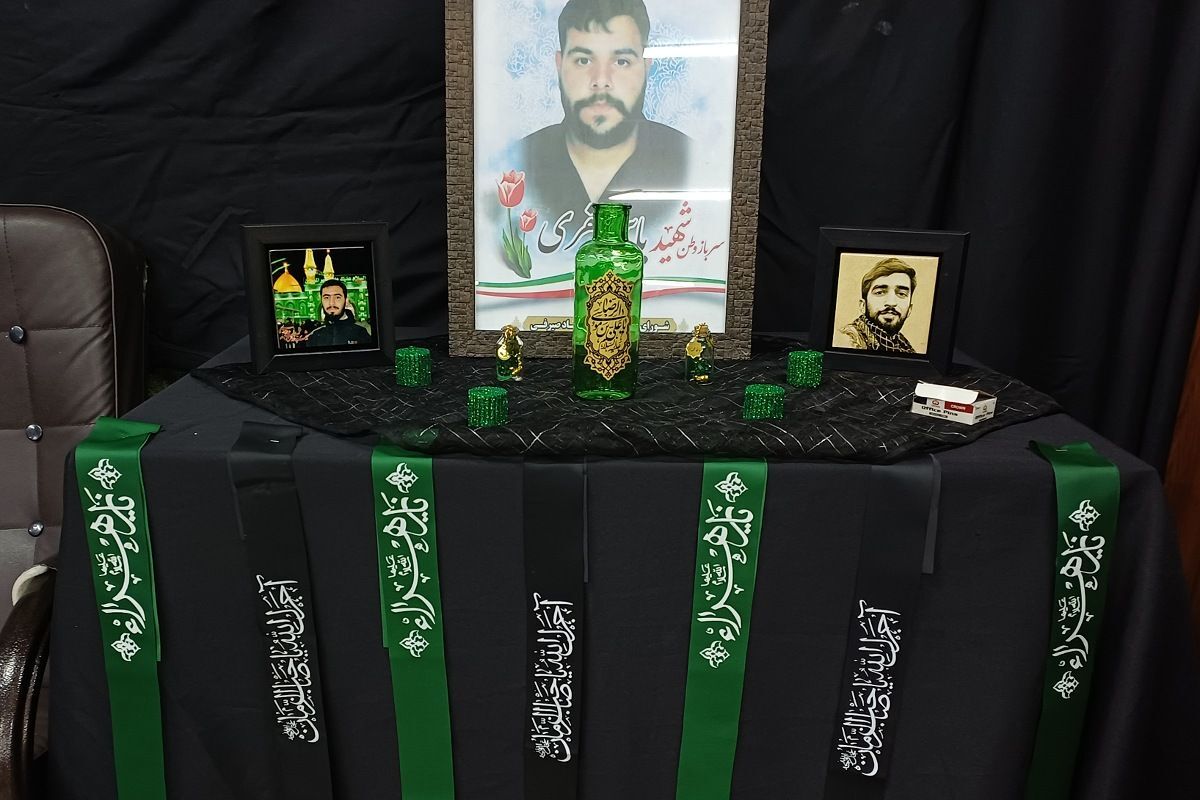 مراسم وداع با پیکر مطهر شهید والامقام شهید یاسر صفری