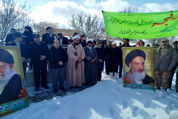 راهپیمایی ۲۲ بهمن در شهر تیتکانلو 