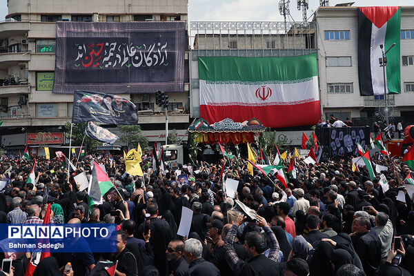 مراسم تشییع شهید اسماعیل هنیه در تهران
