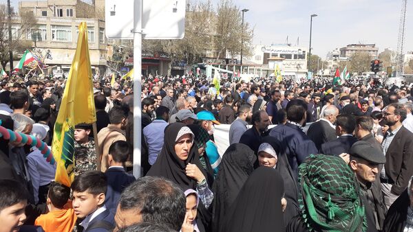 حضور پرشور مردم در راهپیمایی روز قدس