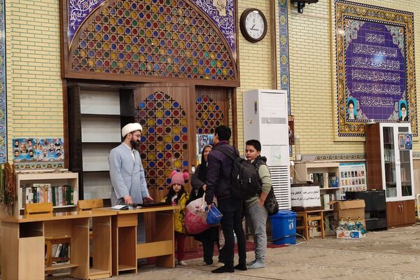 مراسم معنوی اعتکاف دانش‌آموزی(پسران) در مساجد کرمانشاه