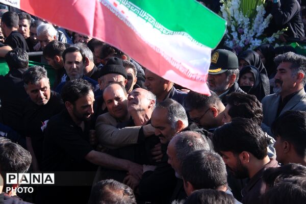 تشییع و تدفین پیکر شهید امیرحسن کاظمی