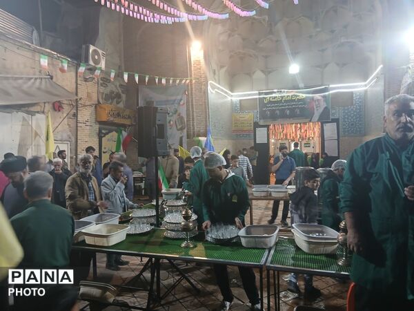پنجاه و ششمین شب از فعالیت چایخانه فاطمه الزهرا در قاب پانا 