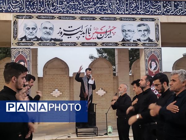 عزاداری روز دوم محرم در گلزار شهدای درق 