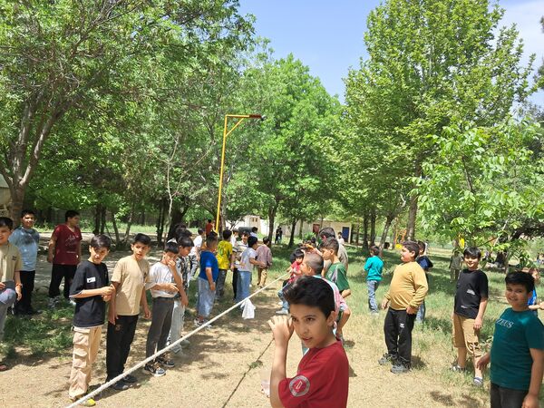 اردوی تفریحی دانش‌آموزان دبستان معلم آشخانه 