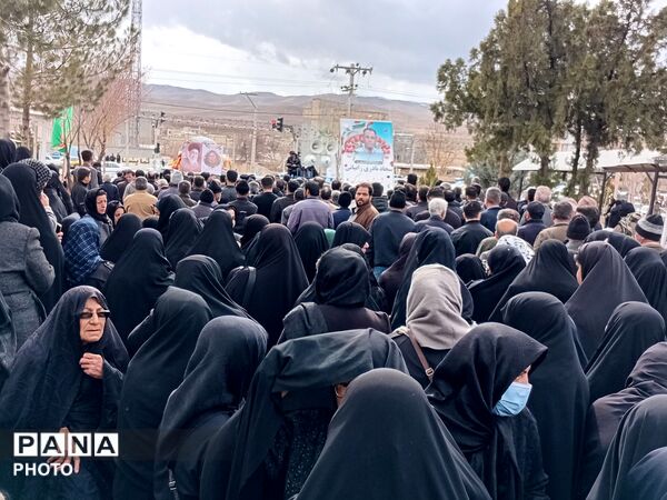 باز هم خون مقدس شهید همه را برای بدرقه فرا خواند