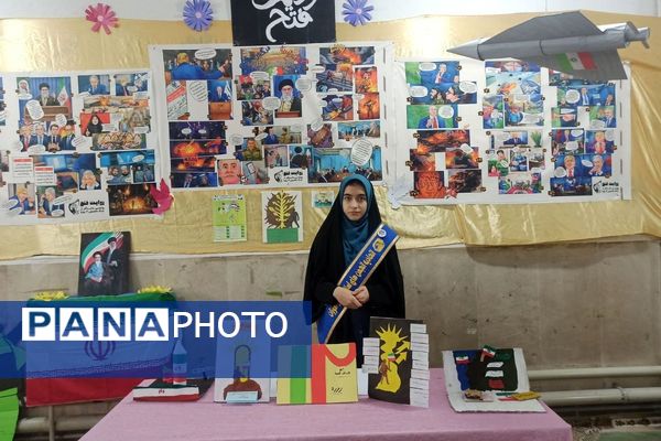 شکوفایی خلاقیت و آرمان‌ها در «مدرسه انقلاب» دبیرستان عفاف شهرقدس