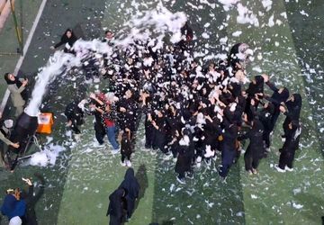 جشن جوانه های دختران دبیرستان شهید خسروی زارچ