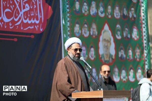 مراسم چهلمین روز شهادت قائد شهید حضرت آیت‌الله امام خامنه‌ای در همدان