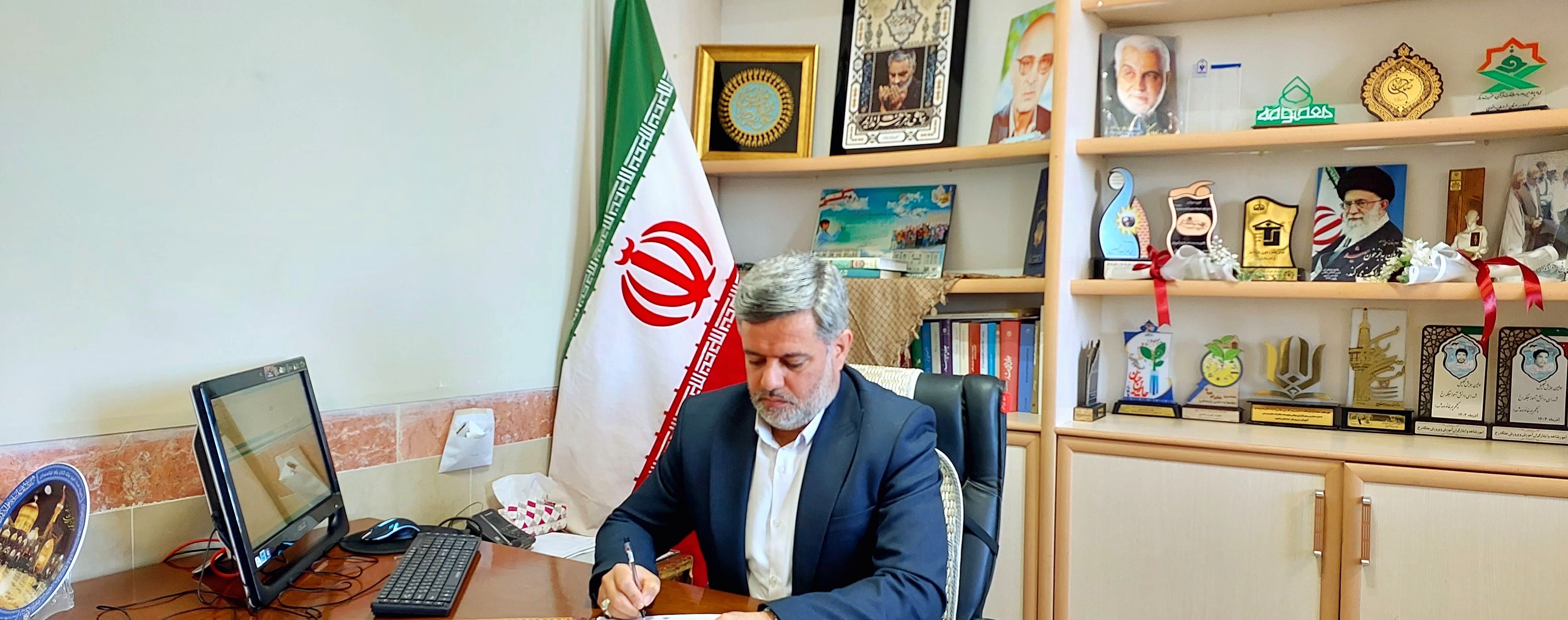 مدیر آموزش و پرورش جلگه رخ جنایت رژیم غاصب صهیونیستی در خاک ایران را محکوم کرد 