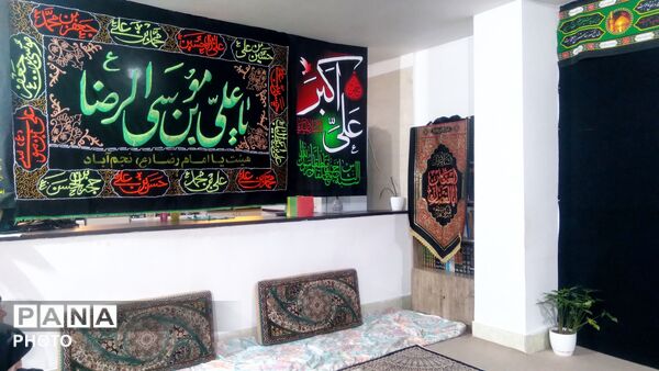 مراسم عزاداری دختران نوجوان در هیئت بنات الزهرا نظرآباد