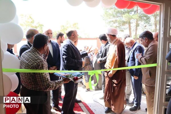 آیین افتتاح مدرسه خیرساز شهید قبادیان در روستای هفت‌جوبه