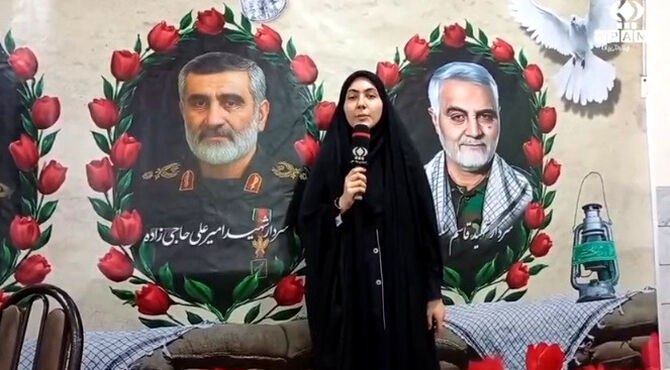 عشق و علاقه دانش آموزان به آرمان های انقلاب