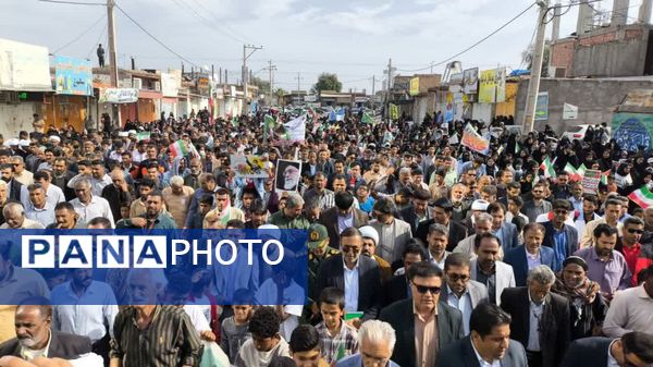 جلوه‌ای از وحدت؛ خروش مردم رودبار جنوب در راهپیمایی ۲۲ بهمن ۱۴۰۴