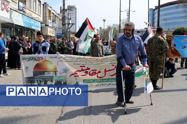 راهپیمایی روز قدس طنین آزادی خواهی برای فلسطین 