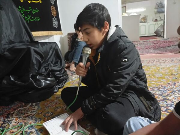 مراسم عزاداری ایام  فاطمیه در موکب مردمی شاهزاده علی اصغر فدافن 