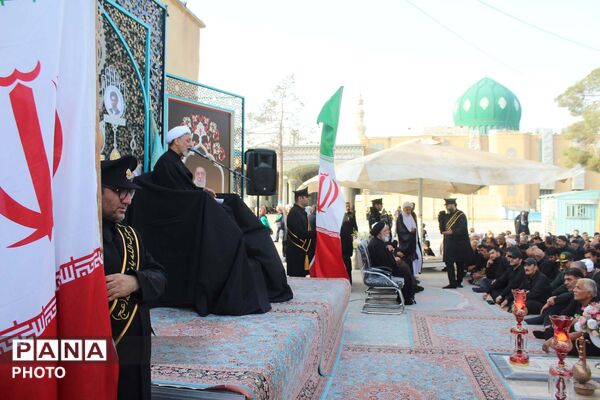 مراسم سالگرد شهیدان شاکری، پرتویان و سلگی در مسجد جمکران