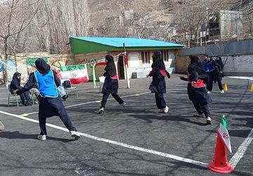 مسابقه داژبال یادواره شهدای 12 روزه