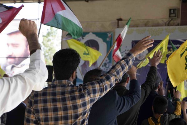 تجمع مردم یزد در پی عملیات «وعده صادق»