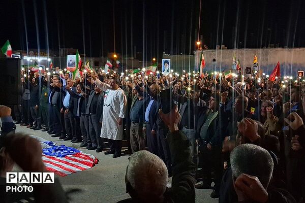 حضور حماسی مردم شهرستان باشت در هفدهمین شب عزاداری و مقاومت