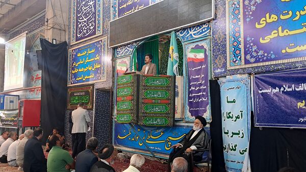 نماز جمعه در دهه سوم محرم در نیشابور
