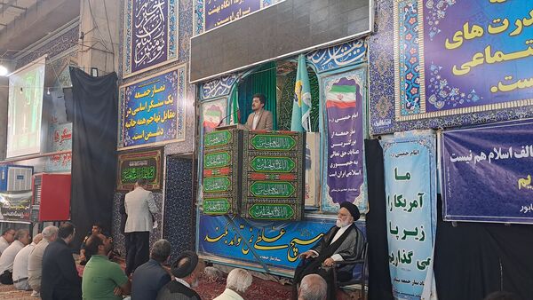 نماز جمعه در دهه سوم محرم در نیشابور