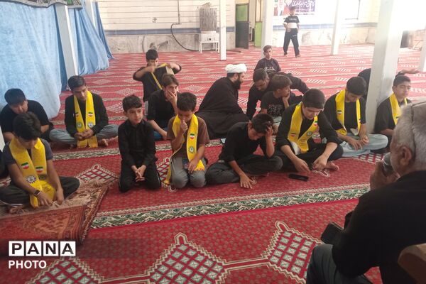 شور حسینی نوجوانان پیشتاز ارسنجانی در سوگواره «احلی من العسل»