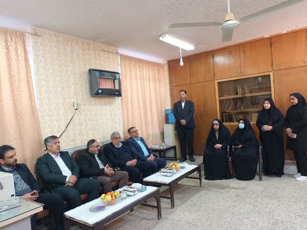 حضور معاون حقوقی و امور مجلس وزیر آموزش و پرورش در سوسنگرد