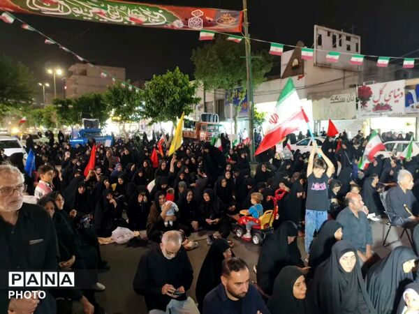 صد و چهاردهم تجمع اقتدار در فردیس با حال‌ و هوای محرم