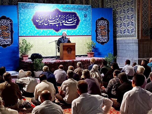 مراسم عزاداری شهادت امام حسن عسکری (ع) در زیارتگاه شهید مدرس 