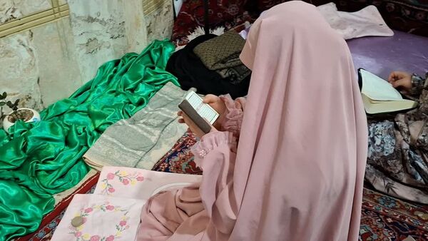 اعتکاف دخترانه در مسجد امام حسن مجتبی(ع) قم